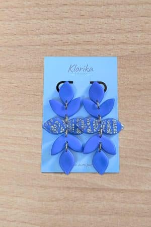 Boucles d’oreilles Flora Lilas